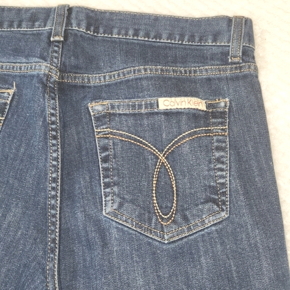 CALVIN KLEIN WOMENS JEANS    FLARE FIT SIZE 10 - Picture 9 of 15